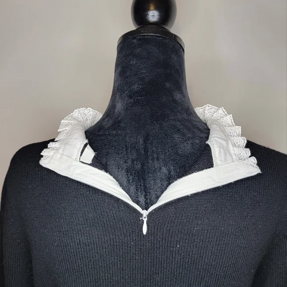 Joie Women's Affie Wool & Cashmere Lace Trim Layered Knit Sweater Size S - Picture 10 of 15